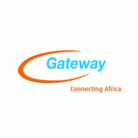 Gateway connecting logo vector logo