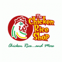 the chicken rice shop logo vector logo