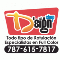 D’Sign Shop logo vector logo