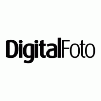 Digital foto magazin logo vector logo