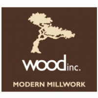 wood inc. logo vector logo