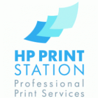 HP Print Station logo vector logo