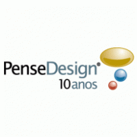 PenseDesign – 10 anos logo vector logo
