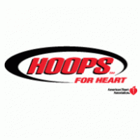 Hoops for Heart logo vector logo