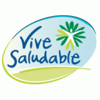 Vive Saludable logo vector logo