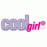 cool girl logo vector logo