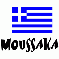 Moussaka logo vector logo