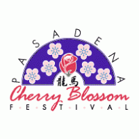 Pasadena Cherry Blossom Festival logo vector logo