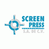 Screen Press logo vector logo