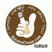I Smoke Cheap logo vector logo