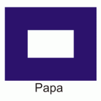 Papa Flag logo vector logo
