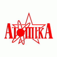 Atomika logo vector logo