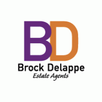 Brock Delappe Estate Agents logo vector logo