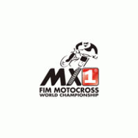 motocross mx1 logo vector logo