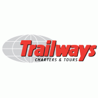 trailways logo vector logo