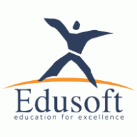 edusoft logo vector logo