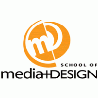 School of Media and Design logo vector logo