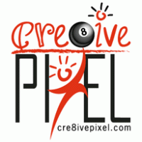 cre8ive pixel logo vector logo