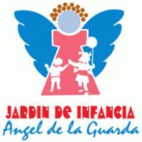 jardin de infancia angel de la guarda logo vector logo