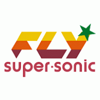 Fly Super-Sonic logo vector logo