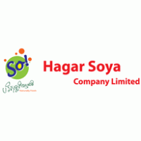 Haga Soya logo vector logo