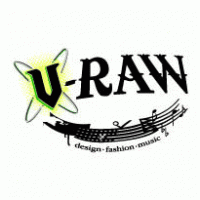 V-raw logo vector logo