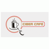 ciber cafe logo vector logo