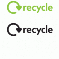 Recycle Heart logo logo vector logo