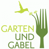 garten und gabel logo vector logo