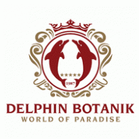 Delphin Botanik logo vector logo