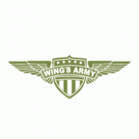 Wings Army logo vector logo