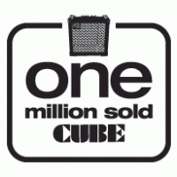 Cube One Million Sold logo vector logo