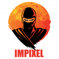 Impixel logo vector logo