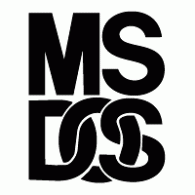 MS DOS logo vector logo