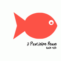 pesciolino rosso logo vector logo