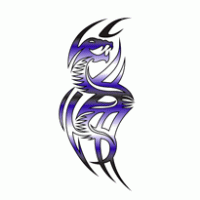 Dragon Tattoo logo vector logo