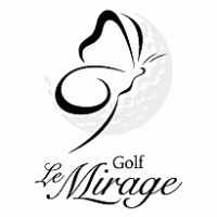 Golf Le Mirage logo vector logo