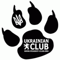 Ukrauian peugeot club logo vector logo