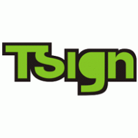 Tsign logo vector logo