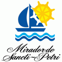 mirador de sancti petri logo vector logo