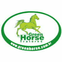 Green Horse logo vector logo