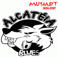 ALCATEIA blues logo vector logo