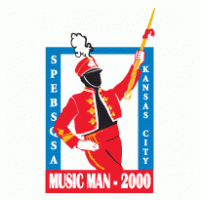 Kansas City Music Man 2000 logo vector logo