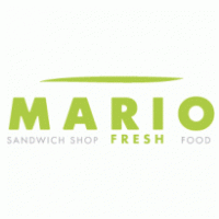 Mario Fresh Food Sandwich Shop logo vector logo