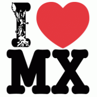 I Love Mexico logo vector logo