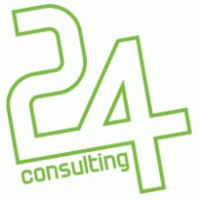 24 Consulting logo vector logo