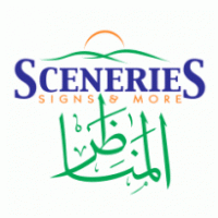 Sceneries logo vector logo