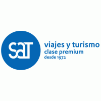 Sat viajes y turismo logo vector logo