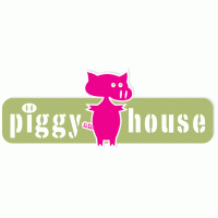 Piggy House logo vector logo