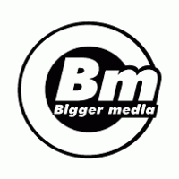 Bigger media logo vector logo